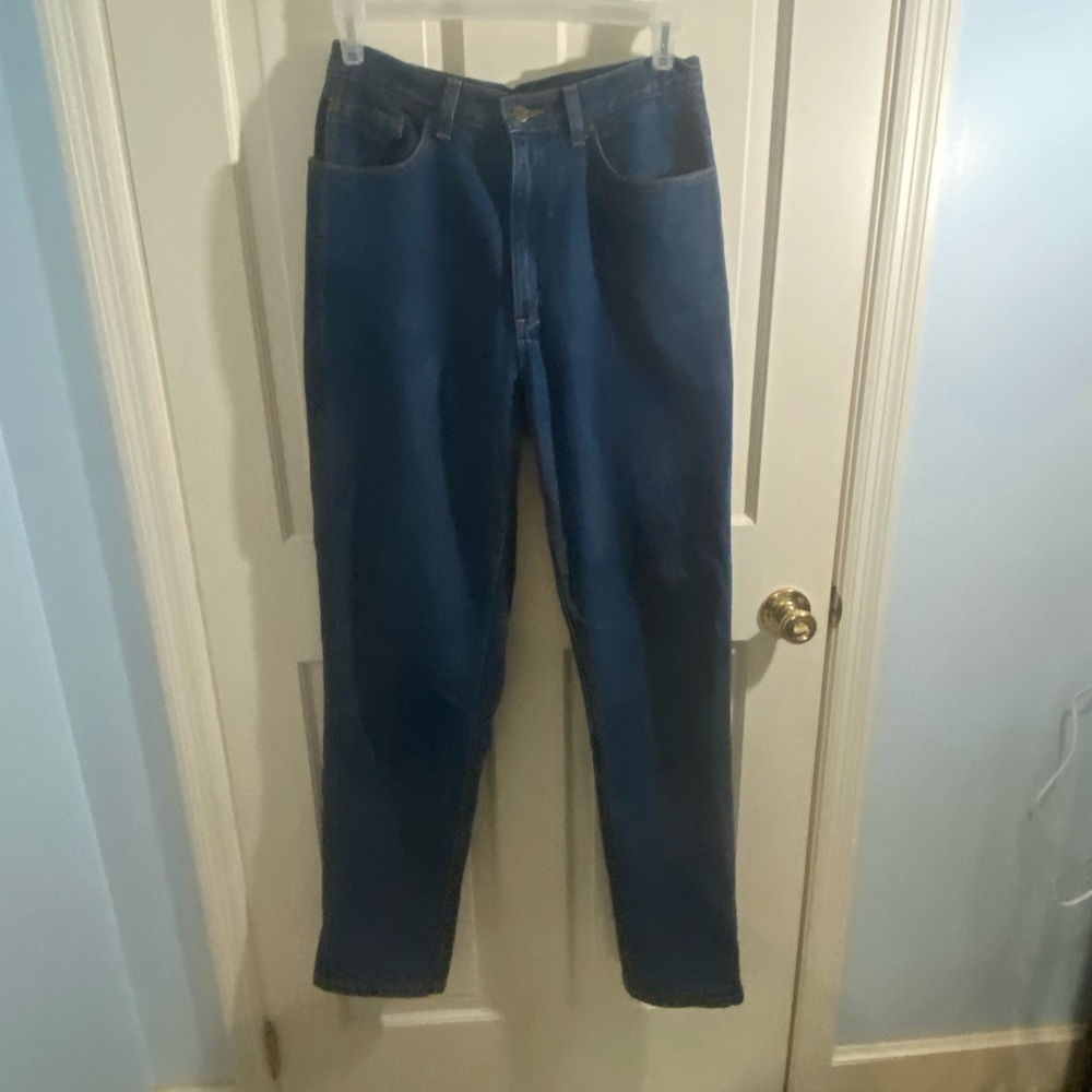 LL Bean Women's Double L Lined Relax Fit Jeans  SIZE 12T